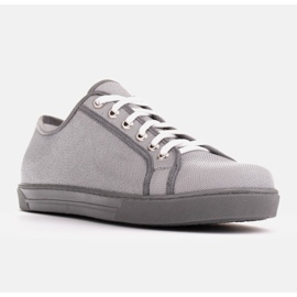 Marco Shoes Tenisky vyrobené ze zajímavé stříbřité látky stříbro šedá 1