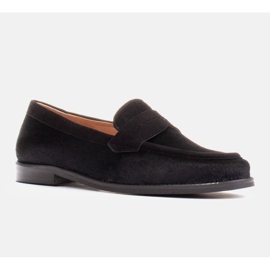 Marco Shoes Mokasíny, přírodní kůže s vlasem černý 1