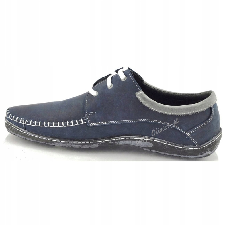 Mario Pala Pánské boty 539 navy blue námořnická modř 2