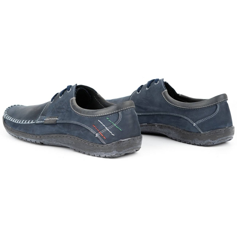 Mario Pala Pánské boty 539 navy blue námořnická modř 4