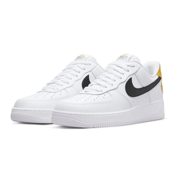 Nike Air Force 1 '07 LV8 M DM0118-100 bílý černá žlutá 1