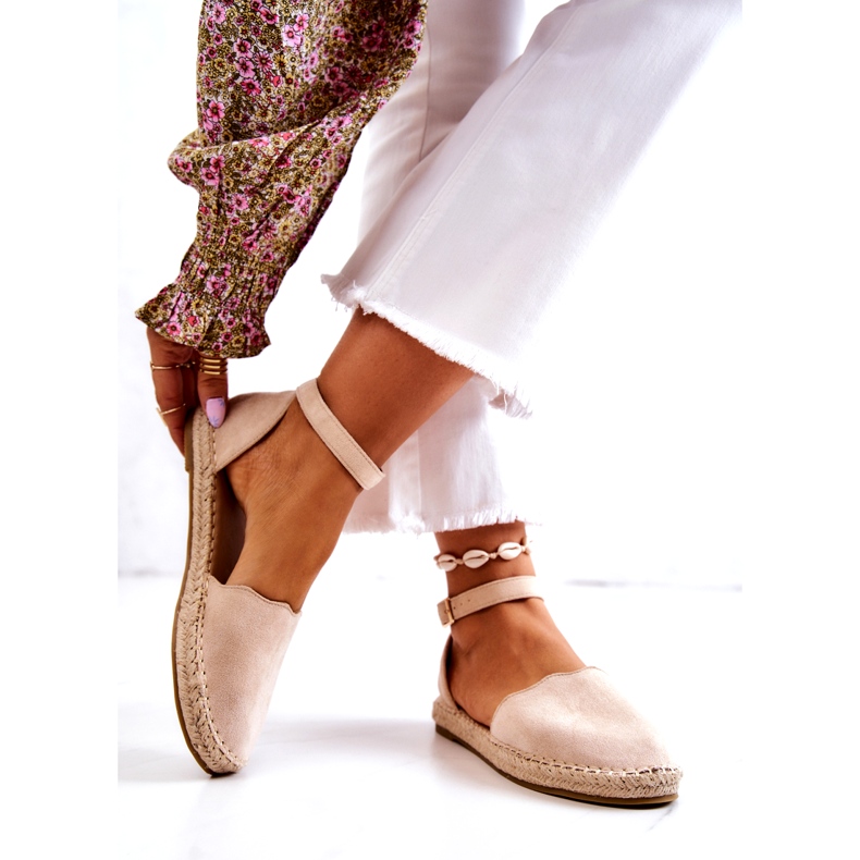 Evento Dámské espadrilky se sponou Světle béžové Bonetti béžový 2