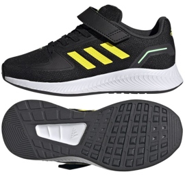 Boty Adidas Runfalcon 2.0 El Jr HR1394 černá 1