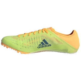Špuntové boty Adidas Sprintstar M GY0941 zelený 1