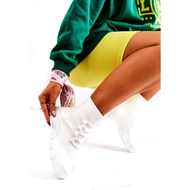 FM1 Bílé sportovní ponožky Kimberly bílý 3