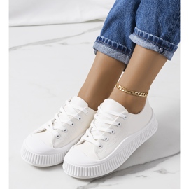 Béžové tenisky na platformě Zargan béžový 1