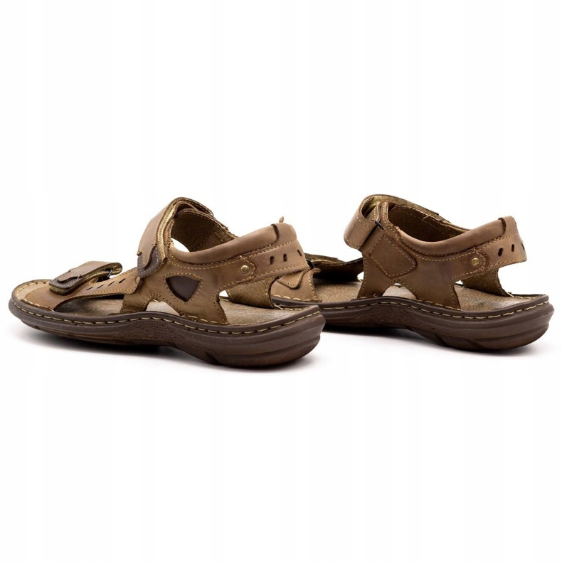 Polbut Pánské sportovní sandály 277 hnědé hnědý 4