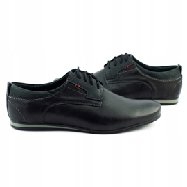 Olivier Elegantní pánské boty k džínům 731 černé černá 3