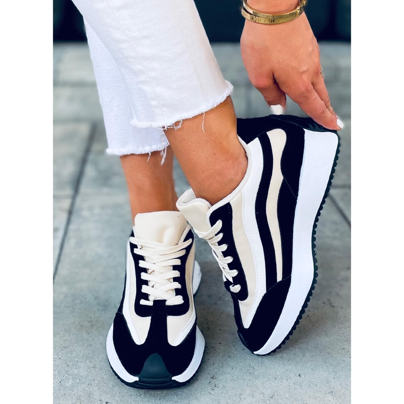 Černé tenisky Zuri béžový černá 1