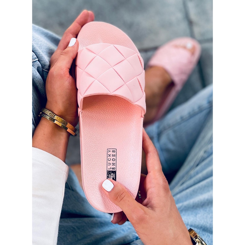 Silikonové pantofle Get Pink růžový 1 Silikonové pantofle Get Pink růžový 1