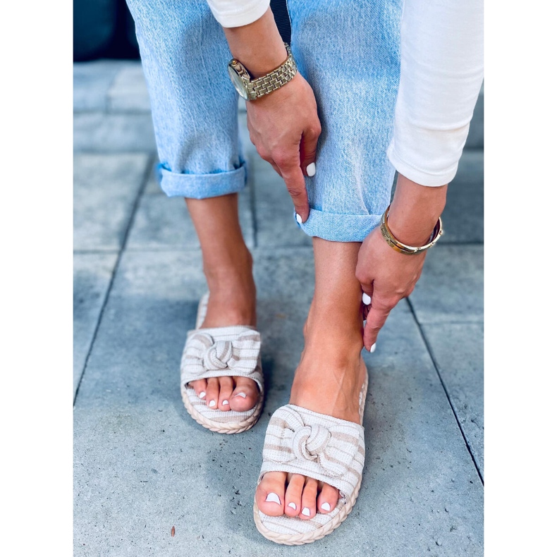 Dámské pantofle Adana Apricot béžový 1