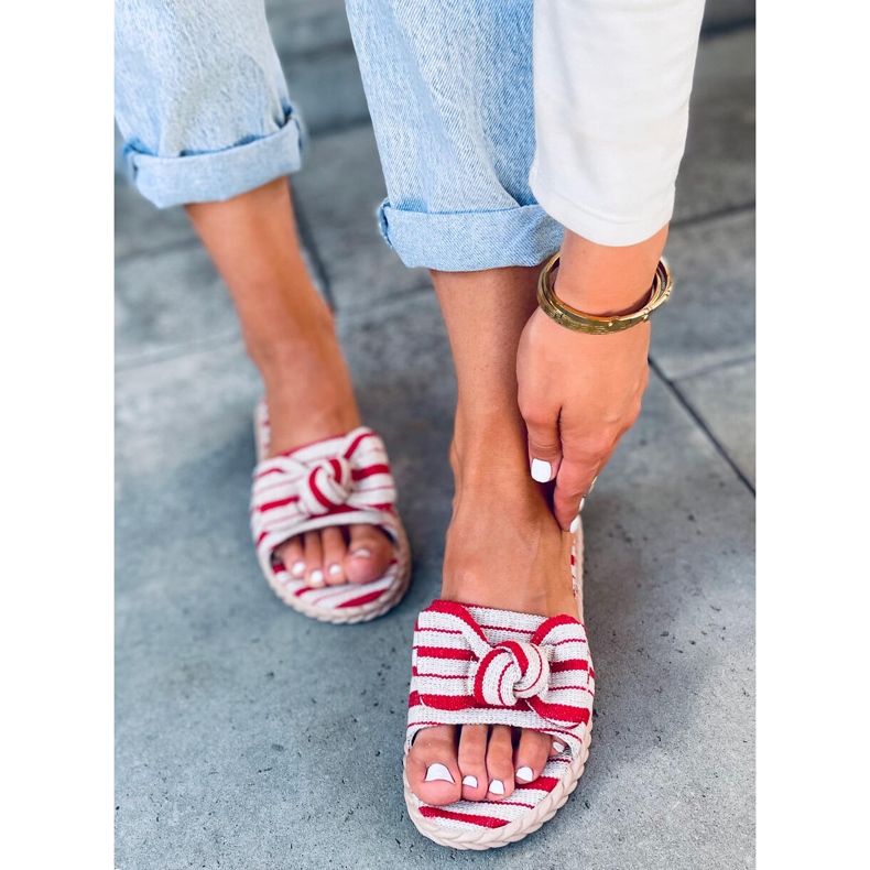 Dámské pantofle Adana Red béžový černá 1