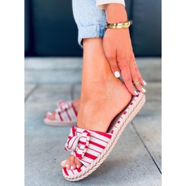 Dámské pantofle Adana Red béžový černý 2