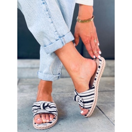 Dámské pantofle Adana Black béžový černý 2