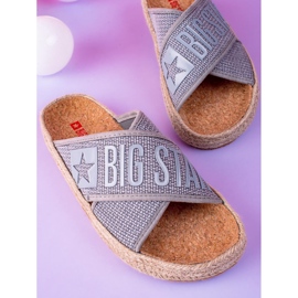 Espadrilky Big Star šedá 2