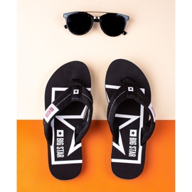 Pohodlné žabky Big Star černá 1