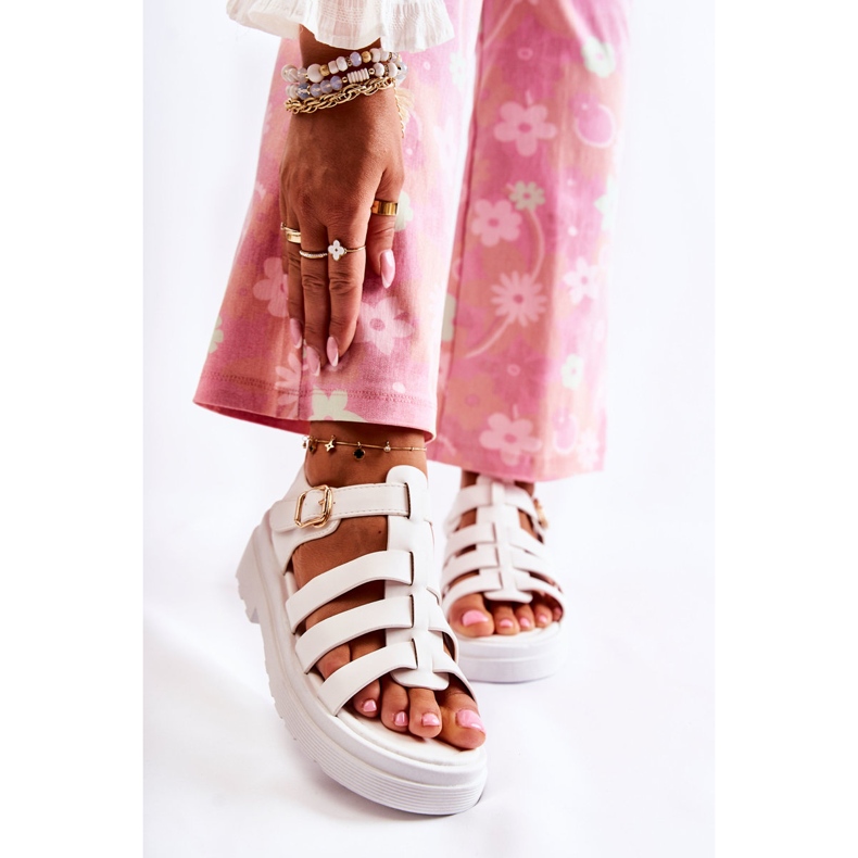 PG1 Módní sandály s bílými ramínky Malien 1