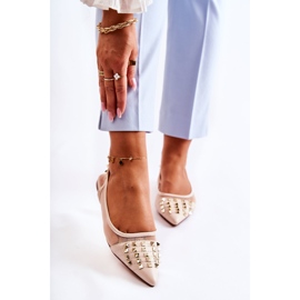 Dámské baleríny s béžovou Kinley béžový 1