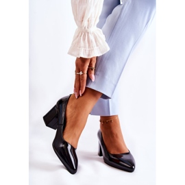 Lakované lodičky Sergio Leone PB411 Black černý 2