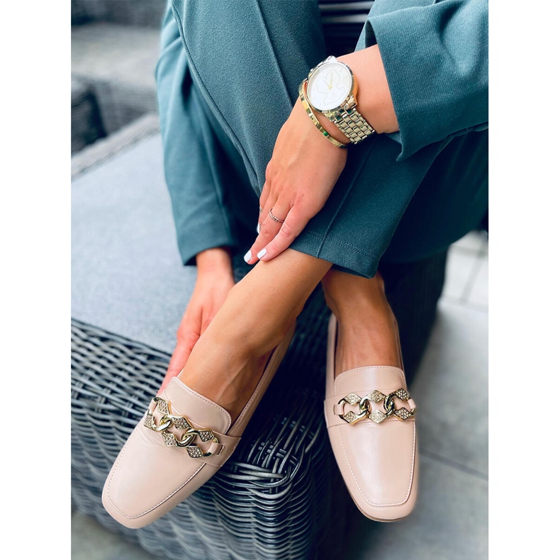 Dámské mokasíny Mallow Khaki béžový 2