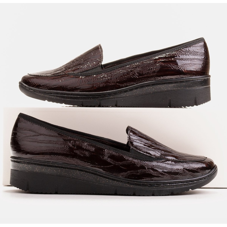 Radoskór Pohodlné hnědé dámské boty pro širší nohu hnědý 1