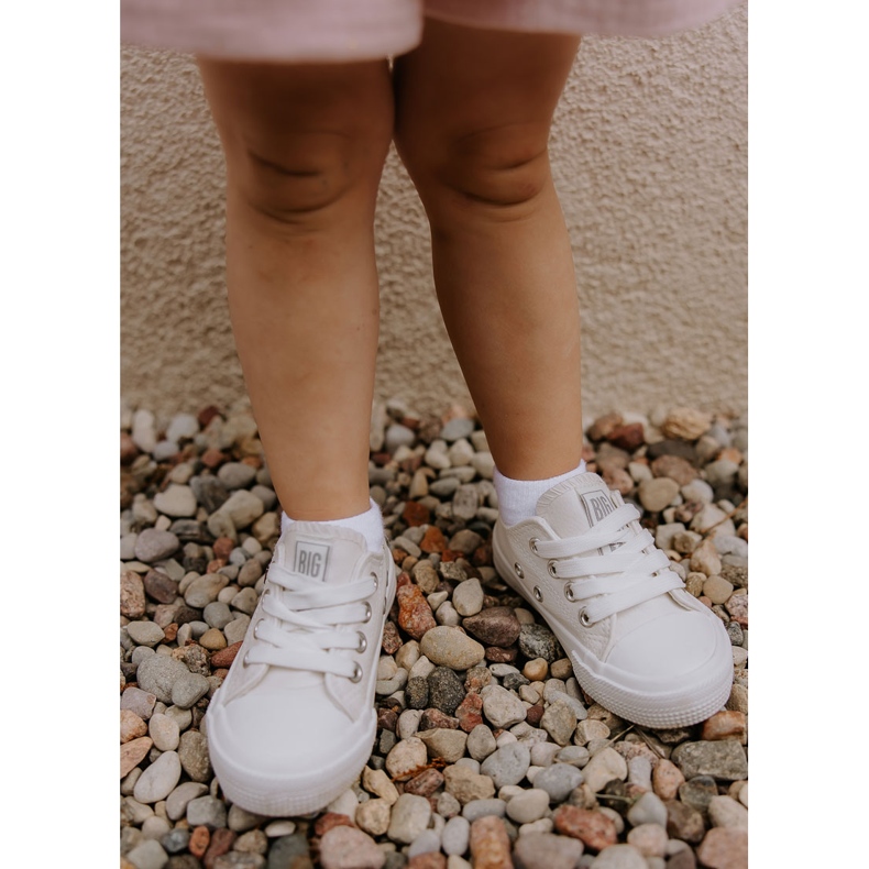 Dětské Tenisky z ekokůže Big Star JJ374310 Bílé bílý 1