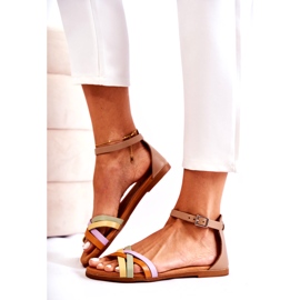 Módní dámské sandály Maciejka L4953-04 Vícebarevné béžový hnědý vícebarevný 2 Módní dámské sandály Maciejka L4953-04 Vícebarevné béžový hnědý vícebarevný 2