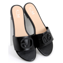 Dámské pantofle Scilla Black černá 2