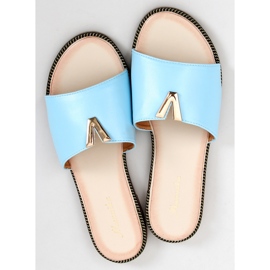 Dámské obličejové pantofle Willow Blue modrý 2