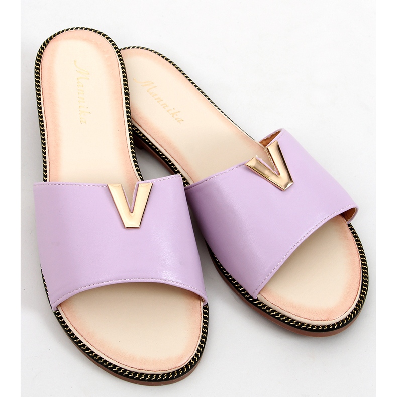 Dámské obličejové pantofle Willow Purple fialový 1 Dámské obličejové pantofle Willow Purple fialový 1