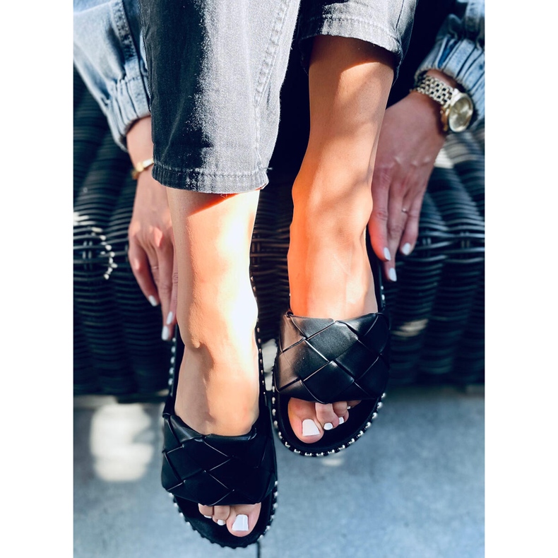 Dámské pantofle Sunny Black černá 2