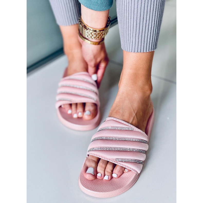 Dámské pantofle Jaime Pink růžový 1