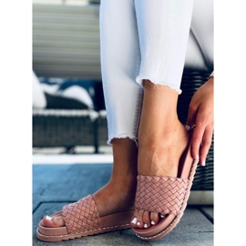 Dámské pantofle Edna Pink růžový 1