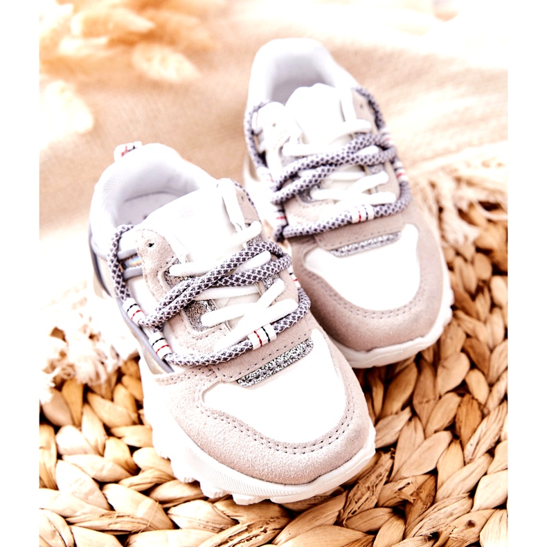 FR1 Dětské sportovní boty Tenisky White Rommie bílý vícebarevný 2