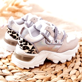 FR1 Dětské sportovní boty Tenisky White Rommie bílý vícebarevný 3