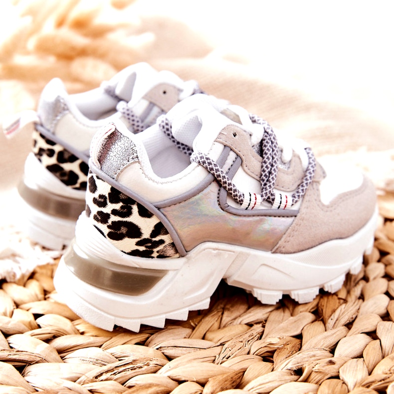 FR1 Dětské sportovní boty Tenisky White Rommie bílý vícebarevný 3