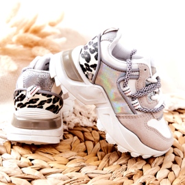 FR1 Dětské sportovní boty Tenisky White Rommie bílý vícebarevný 4