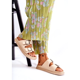 PJ1 Klasické dámské béžové slip-ony Weston béžový 1