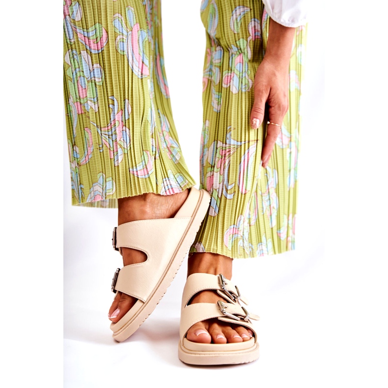 PJ1 Klasické dámské béžové slip-ony Weston béžový 3