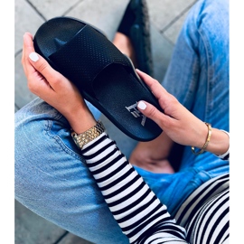 Dámské pantofle Wind Black černý 1