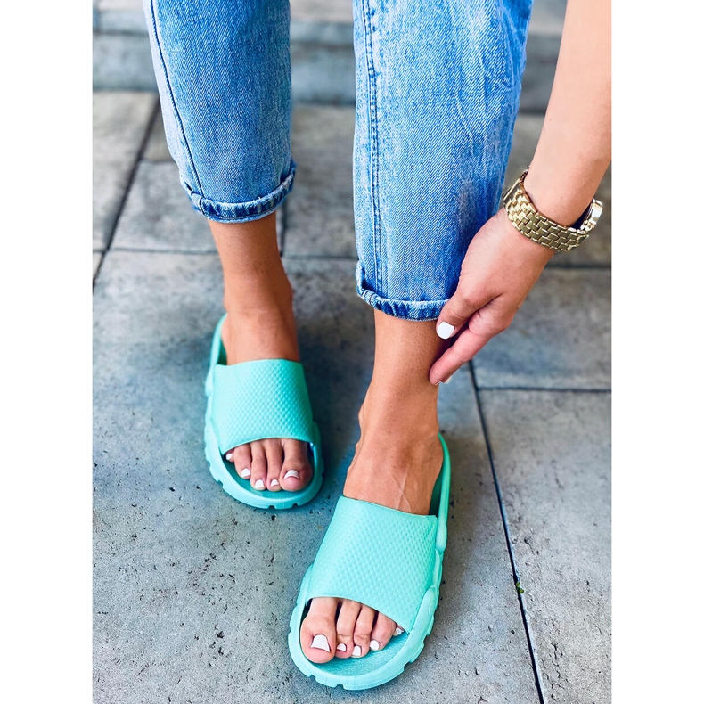 Dámské pantofle Wind Green zelená 1