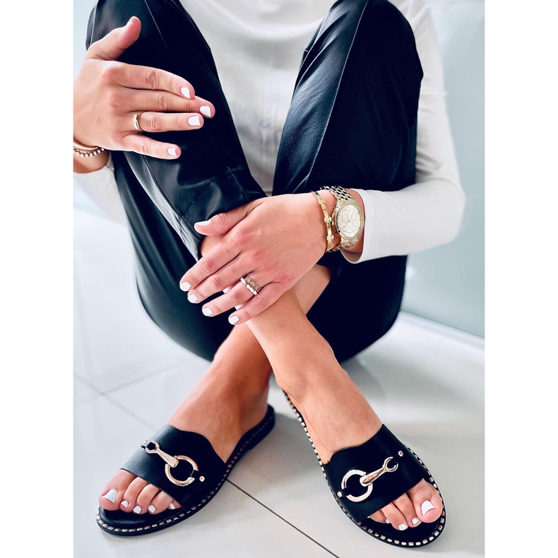 Kettle Černé dámské pantofle černý 1