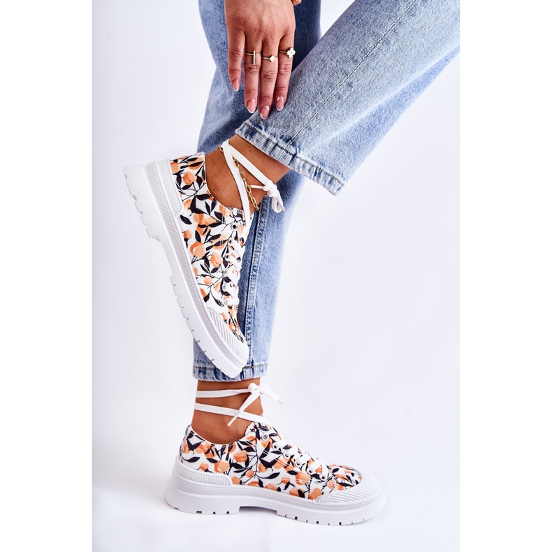 PS1 Nízké Tenisky Vázané V Bílém Ovoce Amissa bílý 2