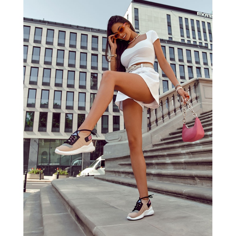 Dámská sportovní obuv Nazouvací tenisky Béžová Klayra béžový 1 Dámská sportovní obuv Nazouvací tenisky Béžová Klayra béžový 1