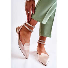 WS1 Dámské sandály se špičkou v béžové Amisha béžový 1 WS1 Dámské sandály se špičkou v béžové Amisha béžový 1