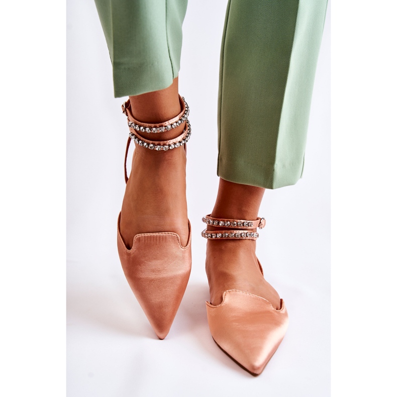 WS1 Dámské sandály se špičkou v růžové Amisha Spitz růžový 1