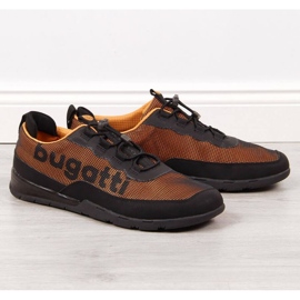 Černo-oranžové sportovní boty Bugatti M JJ153032 černý pomerančový vícebarevný 1