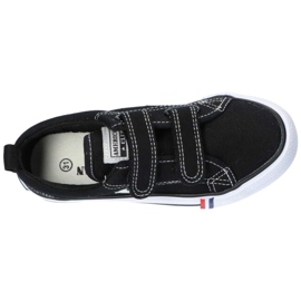 American Club Černé americké tenisky LH60 / 22 na suchý zip černý 4