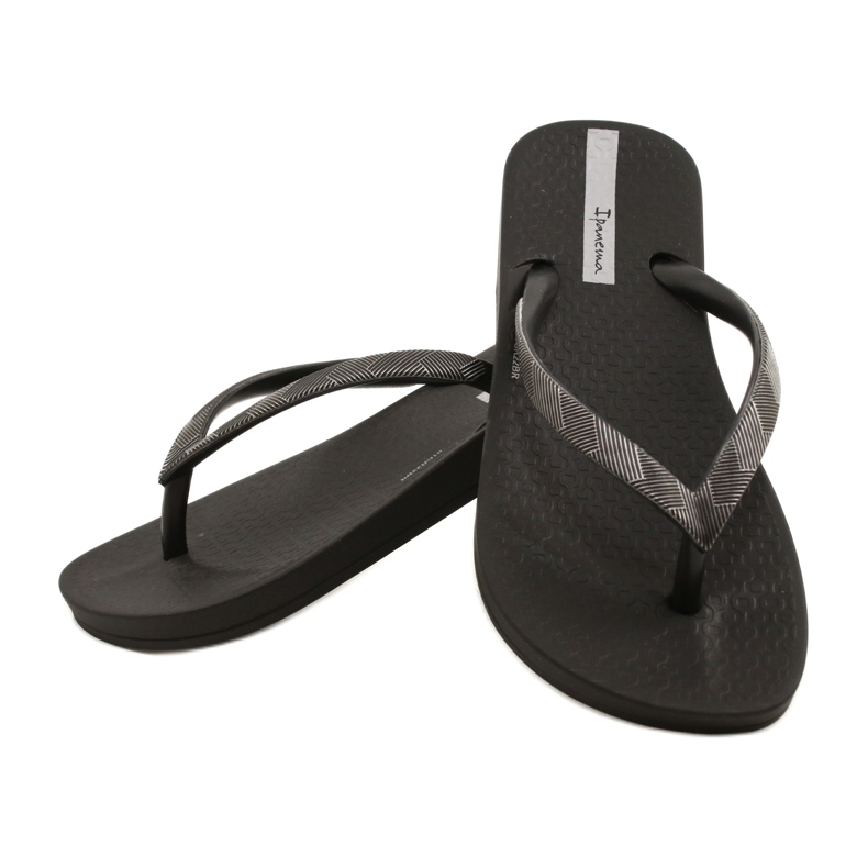 Dětské flip -flops ipanema mesh iv děti 83177 černé černá 4