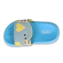 Befado dětské pěnové papuče modré 152X002 modrý 2